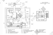 Схема подключения и монтажа водогрейного промышленного котла КВм-2,2 с топкой РПК