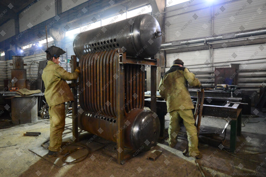 Устройство парового котла твердотопливного